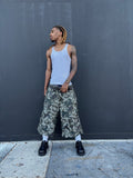 Trinx Camo Double Knee Leather shorts