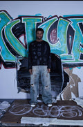 aura waffle long sleeve black