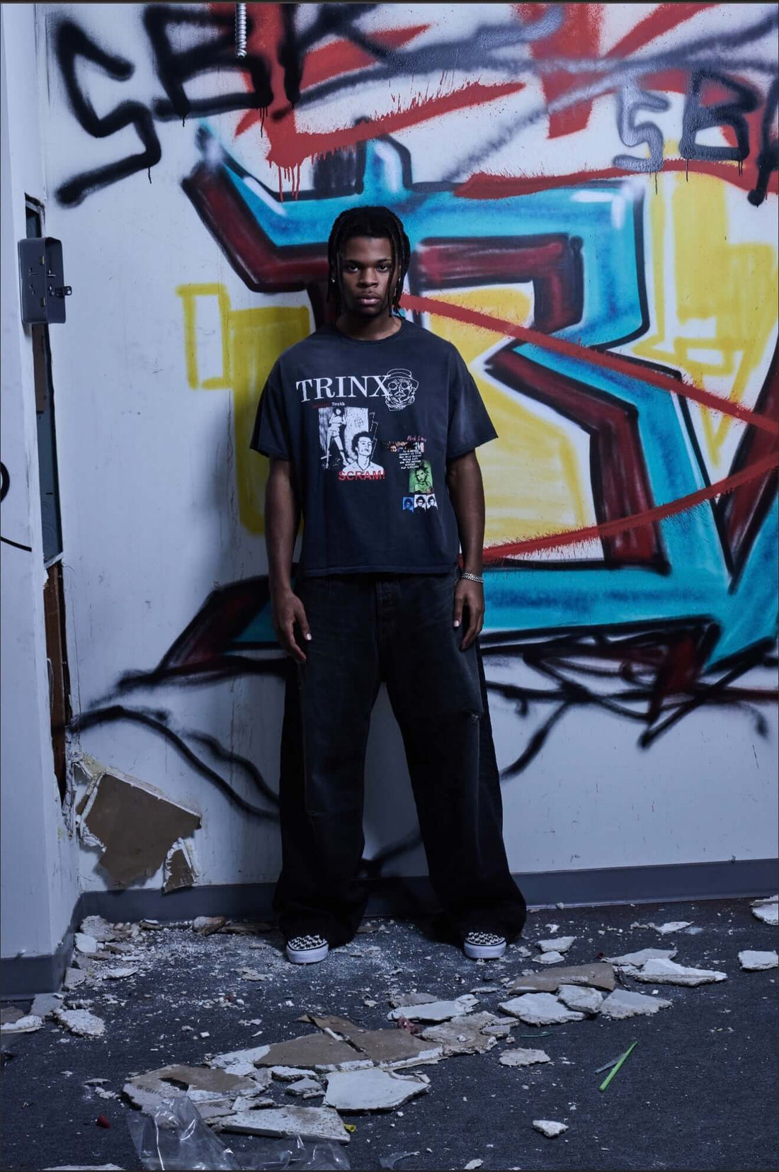 Faded Love T-Shirt – Cut &amp; Sew Distressed Graphic Tee