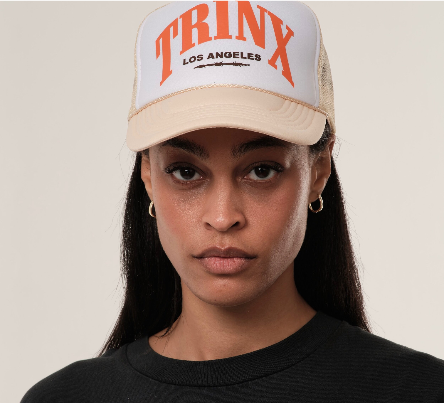 Trinx Arch Trucker Tan & White (Orange and Brown)
